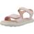 Sandales fille modèle j sandal puffypop Blanc+Blanc c0653+Rose 16 - vertbaudet enfant 