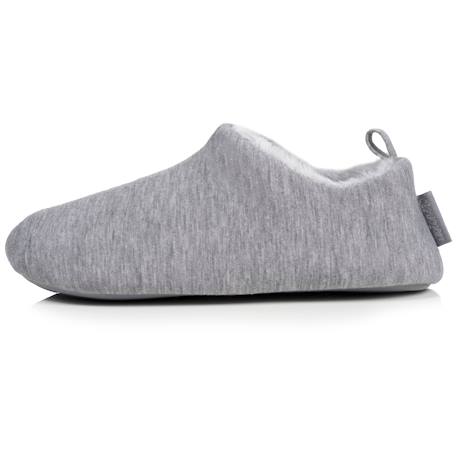 Chaussons bottillons jersey, semelle gomme antidérapante Gris chiné 4 - vertbaudet enfant 