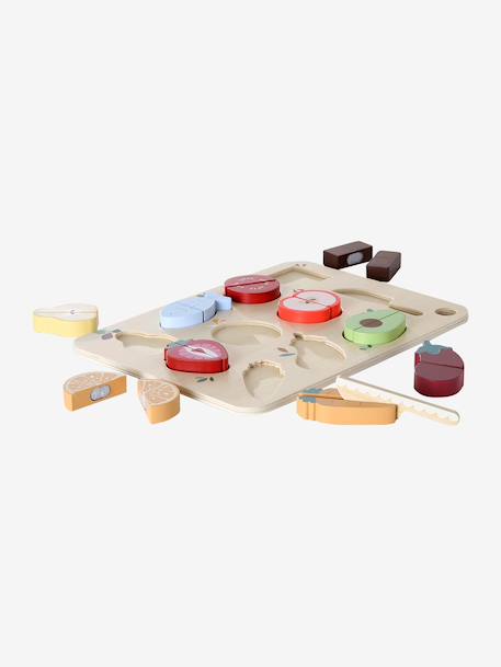 Puzzle fruits à découper en bois FSC® bois 2 - vertbaudet enfant 