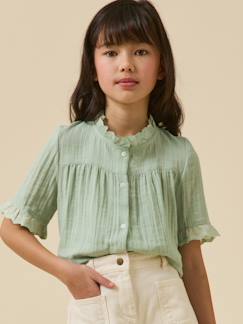 -Chemise fille en gaze - coton biologique