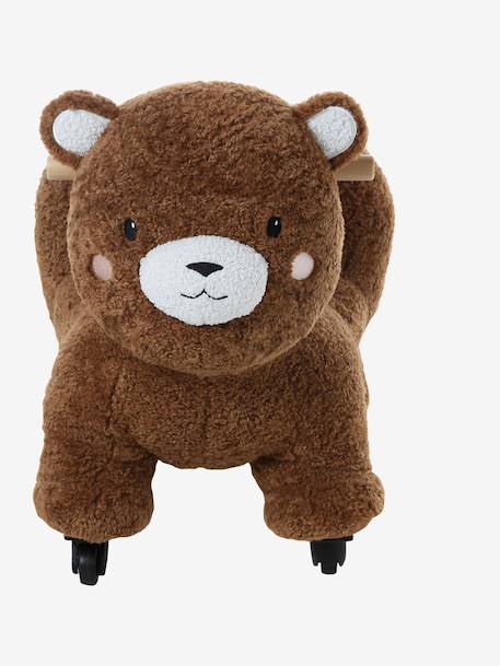 Porteur animal à roulettes en bois FSC® Ours 3 - vertbaudet enfant 