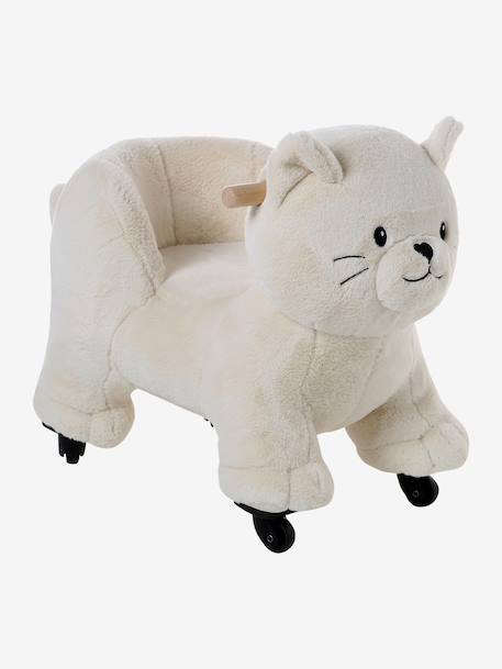 Porteur animal à roulettes en bois FSC® Chat+Licorne+Ours 1 - vertbaudet enfant 