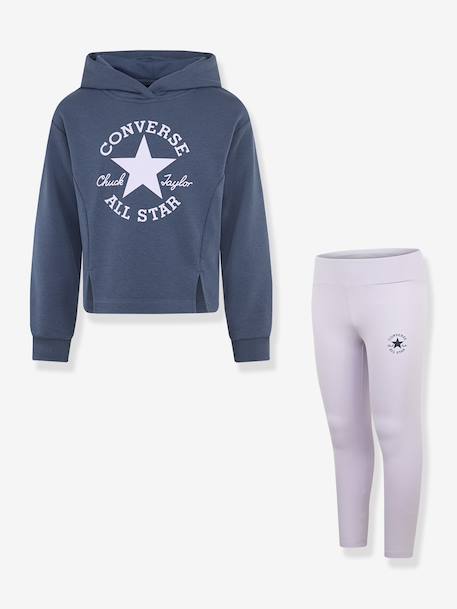 Sweat à capuche et legging marine 1 - vertbaudet enfant 