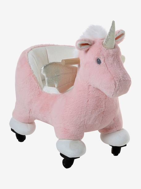 Porteur animal à roulettes en bois FSC® Chat+Licorne+Ours 6 - vertbaudet enfant 