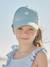 Casquette enfant fille coeur brodé bleu pâle+vert d'eau 4 - vertbaudet enfant 