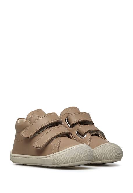 Chaussures en cuir cocoon vl Blanc-+Bleu foncé-+Bleu-bleu ciel-+Gris-+Gris tourterelle-+Gris-bleu-+Jaune-+Marron-+Vert foncé- 22 - vertbaudet enfant 
