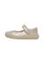Ballerines premiers pas en cuir laminé avec sangle dorsia Platine- 3 - vertbaudet enfant 