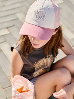 -Casquette enfant fille coton brodée