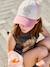 Casquette enfant fille coton brodée vieux rose 1 - vertbaudet enfant 
