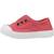 Basket fille sans lacets à enfiler Rose coral+Rose petalo+Rouge 2 - vertbaudet enfant 