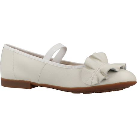 Ballerines fille modèle jr plie Blanc 5 - vertbaudet enfant 