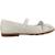 Ballerines fille modèle jr plie Blanc 1 - vertbaudet enfant 