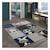 Tapis enfant tissé motif animaux zoo Bleu 5 - vertbaudet enfant 