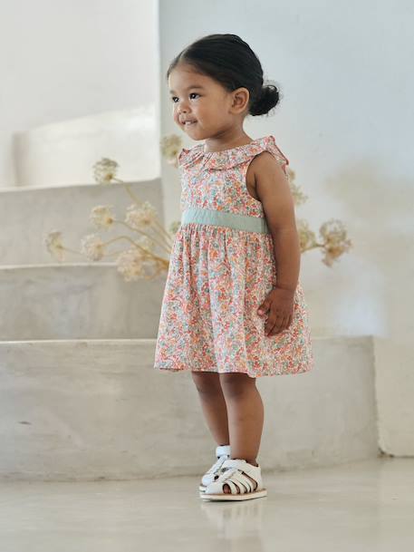 Bébé-Robe bébé fille noeud ouverture dos 
