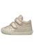 Chaussures premiers pas en cuir lamé cocoon vl Blanc-rose- 3 - vertbaudet enfant 