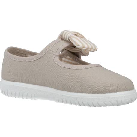 Ballerines fille Beige+Blanc+Bleu marine+Rose+Rose petalo+Rouge 5 - vertbaudet enfant 