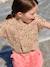 Blouse manches courtes blanc imprimé+vert amande 1 - vertbaudet enfant 