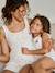 Pyjama court femme Capsule famille écru 2 - vertbaudet enfant 
