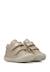Chaussures premiers pas en cuir lamé cocoon vl Blanc-rose- 2 - vertbaudet enfant 