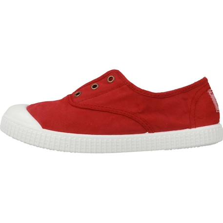Basket fille sans lacets à enfiler Rose coral+Rose petalo+Rouge 14 - vertbaudet enfant 