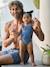 Short de bain homme capsule famille bleu 2 - vertbaudet enfant 