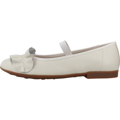 Ballerines fille modèle jr plie Blanc 2 - vertbaudet enfant 