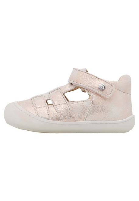 Sandales semi bede Platine-+Rose poudré- 8 - vertbaudet enfant 