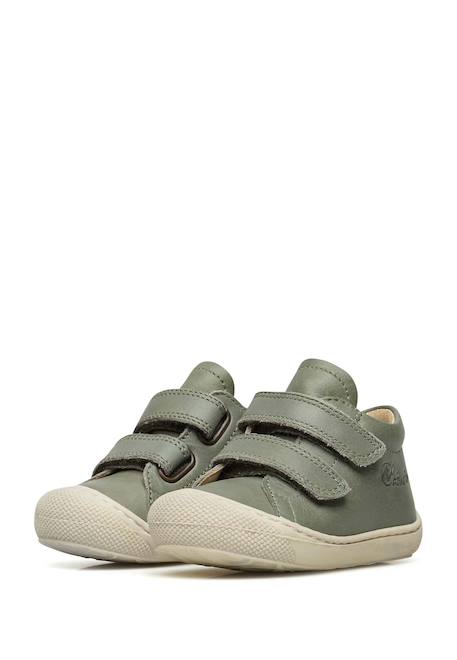Chaussures en cuir cocoon vl Blanc-+Bleu foncé-+Bleu-bleu ciel-+Gris-+Gris tourterelle-+Gris-bleu-+Jaune-+Marron-+Vert foncé- 45 - vertbaudet enfant 