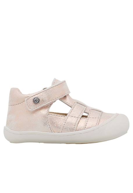 Sandales semi bede Platine-+Rose poudré- 6 - vertbaudet enfant 