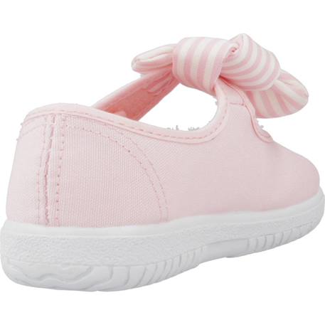Ballerines fille Beige+Blanc+Bleu marine+Rose 21 - vertbaudet enfant 