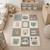 Tapis enfant tissé motif animaux zoo 2 Gris 1 - vertbaudet enfant 