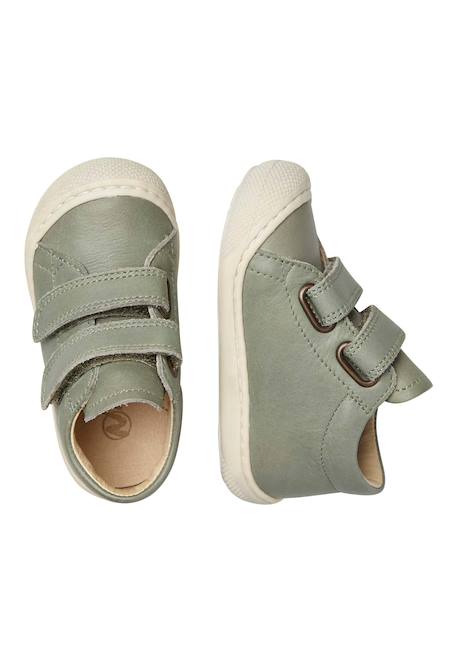 Chaussures en cuir cocoon vl Blanc-+Bleu foncé-+Bleu-bleu ciel-+Gris-+Gris tourterelle-+Gris-bleu-+Jaune-+Marron-+Vert foncé- 44 - vertbaudet enfant 