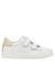 Baskets en cuir hasselt 2 vl. Blanc-platine- 1 - vertbaudet enfant 