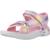 Sandales à scratch fille Rose+Rose lpmt+Violet prmt 4 - vertbaudet enfant 