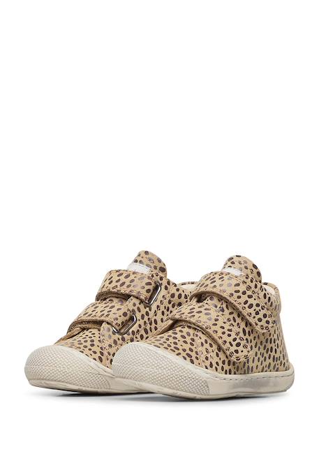 Chaussures en suède imprimé poney cocoon vl Beige-noir- 5 - vertbaudet enfant 