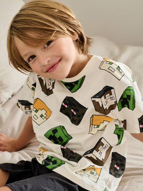 Ensemble pyjama garçon Minecraft anthracite 7 - vertbaudet enfant 