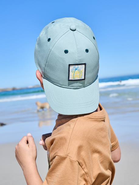 Casquette en coton bois de rose+menthe 4 - vertbaudet enfant 