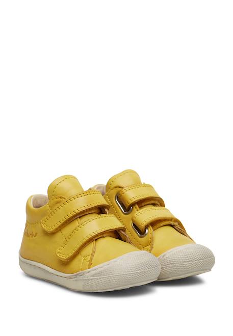 Chaussures premiers pas en cuir cocoon vl Blanc-+Bleu foncé-+Bleu-bleu ciel-+Gris-+Gris tourterelle-+Gris-bleu-+Jaune- 32 - vertbaudet enfant 