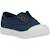 Basket garçon sans lacets à enfiler Beige+Blanc+Bleu azul+Bleu marine 23 - vertbaudet enfant 