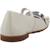 Ballerines fille modèle jr plie Blanc 3 - vertbaudet enfant 