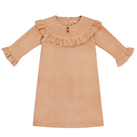 Robe costume indien  en suédine   squaw Beige 3 - vertbaudet enfant 
