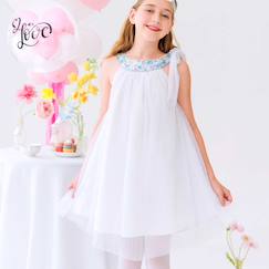 Robe demoiselle d'honneur   liberty     alizee  - vertbaudet enfant