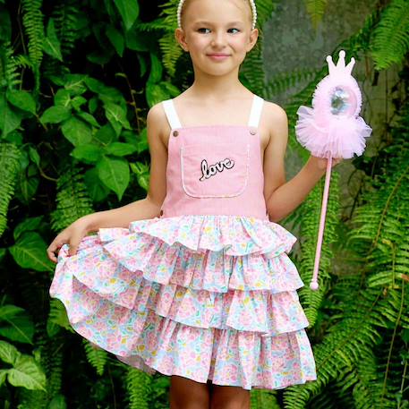 Fille-Robe salopette liberty     gigi