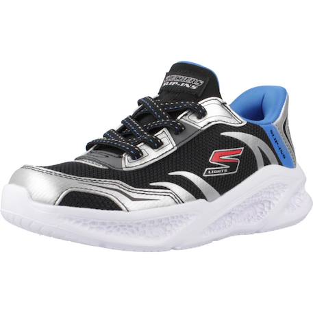 Baskets enfant garçon Noir+Vert 4 - vertbaudet enfant 