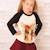 Sweat    imprimé bambi  the fawn Beige marron 1 - vertbaudet enfant 