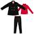 Cadeau noël   caban  + pantalon velours   + col roulé Noir rouge 1 - vertbaudet enfant 