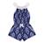 Combishort    à col élastique   lolita Bleu marine blanc 3 - vertbaudet enfant 
