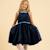 Robe velours    à col claudine liberty  hepburn Bleu marine bleu roi 1 - vertbaudet enfant 