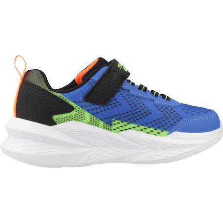 Baskets enfant garçon souple Bleu+Gris+Vert lmbk 1 - vertbaudet enfant 