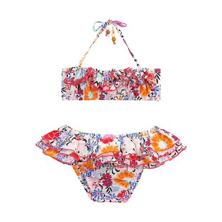 Maillot de bain 2 pièces fleuri hawaï     swan Fleurs hawaï 3 - vertbaudet enfant 
